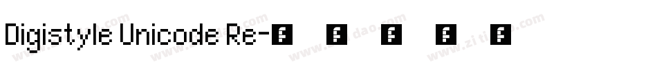 Digistyle Unicode Re字体转换